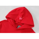 EM Sneakers Sp5der Worldwide Red Angel Number 555 Hoodie Red