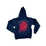 EM Sneakers Sp5der Young Thug × Spider Black Logo Hoodie