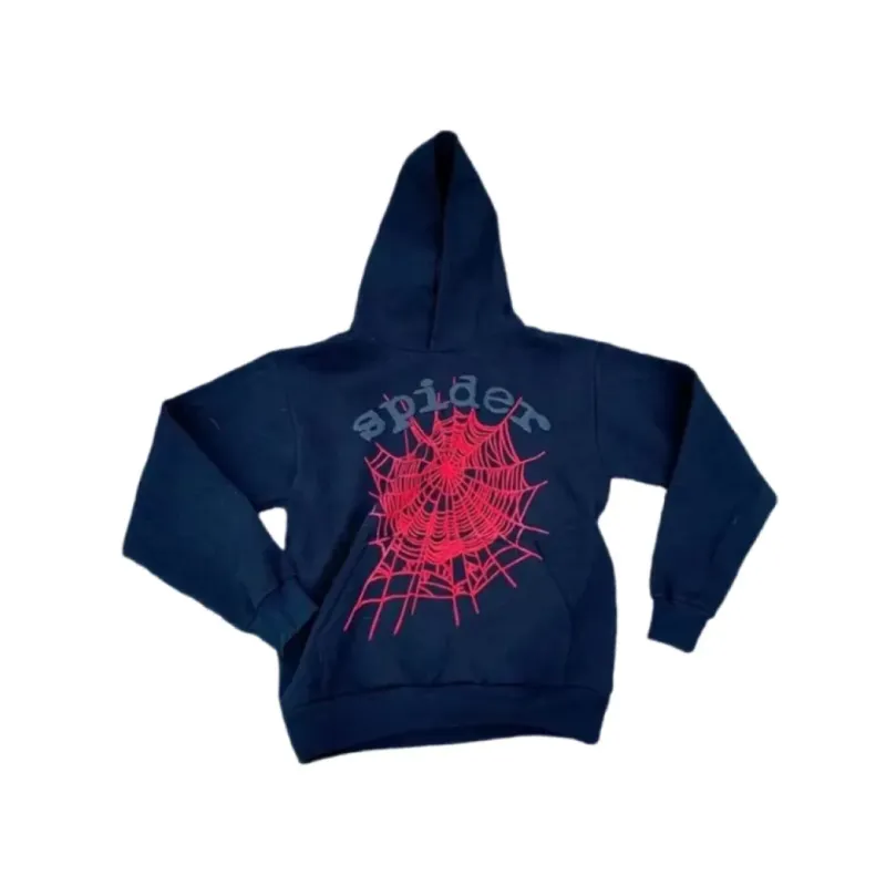 EM Sneakers Sp5der Young Thug × Spider Black Logo Hoodie