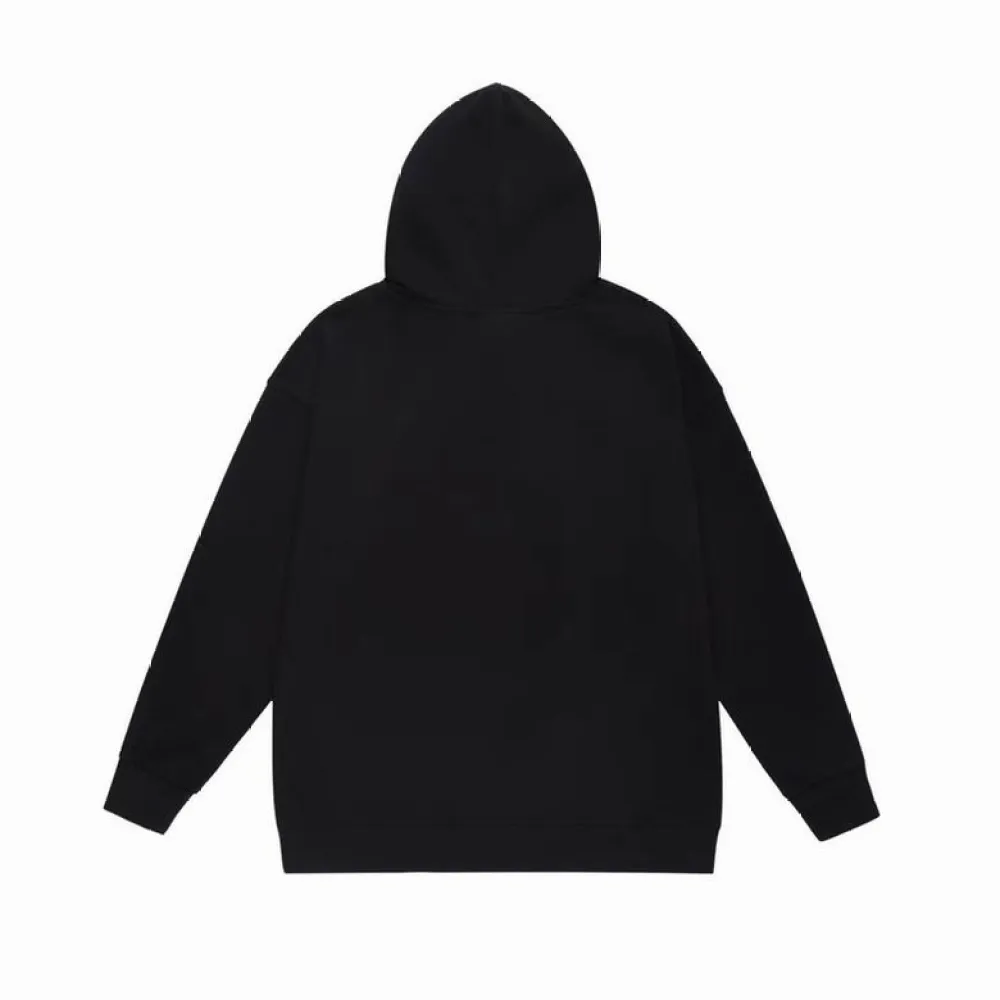 EM Sneakers BAPE College Overdye Pullover Hoodie White & Gray & Black