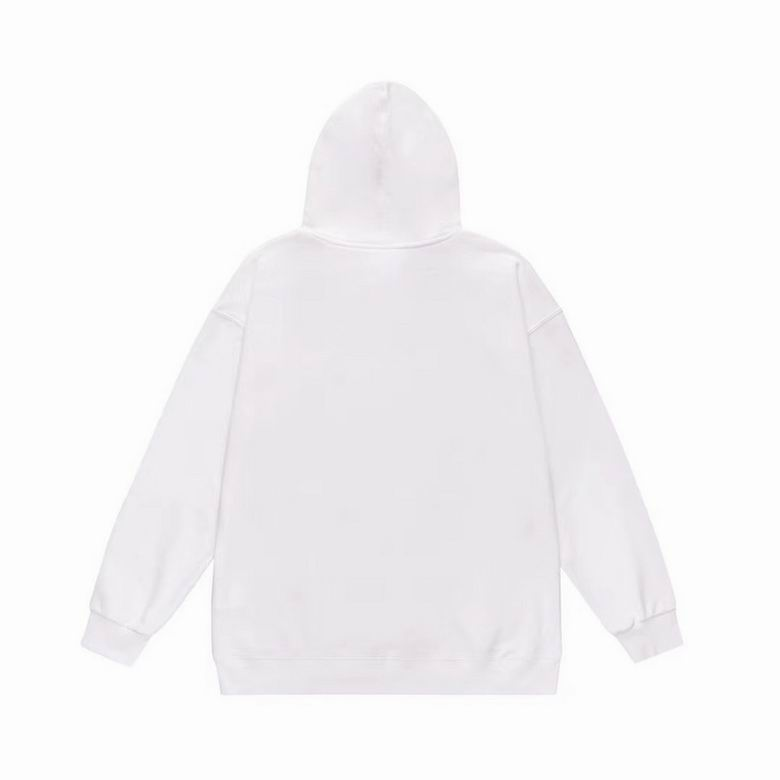 EM Sneakers BAPE College Overdye Pullover Hoodie White & Gray & Black