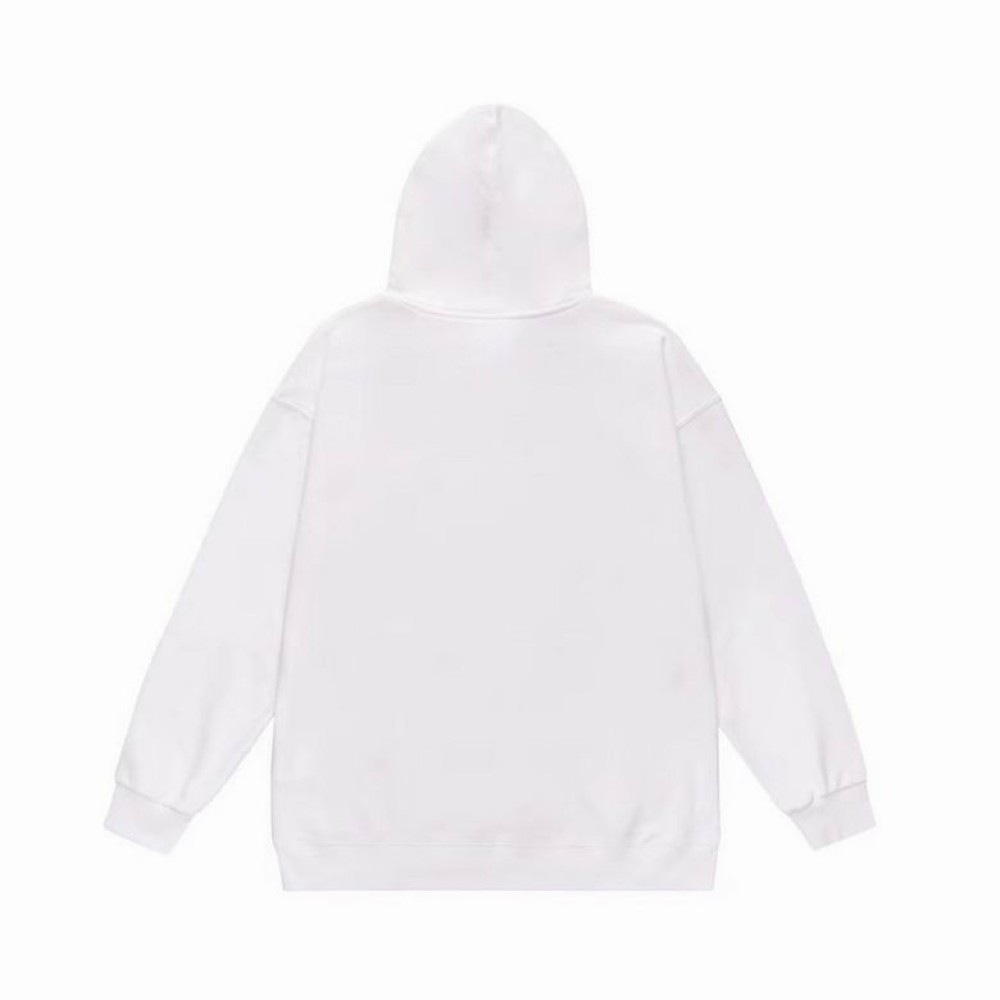 EM Sneakers BAPE College Overdye Pullover Hoodie White & Gray & Black