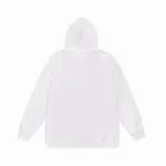 EM Sneakers BAPE College Overdye Pullover Hoodie White & Gray & Black