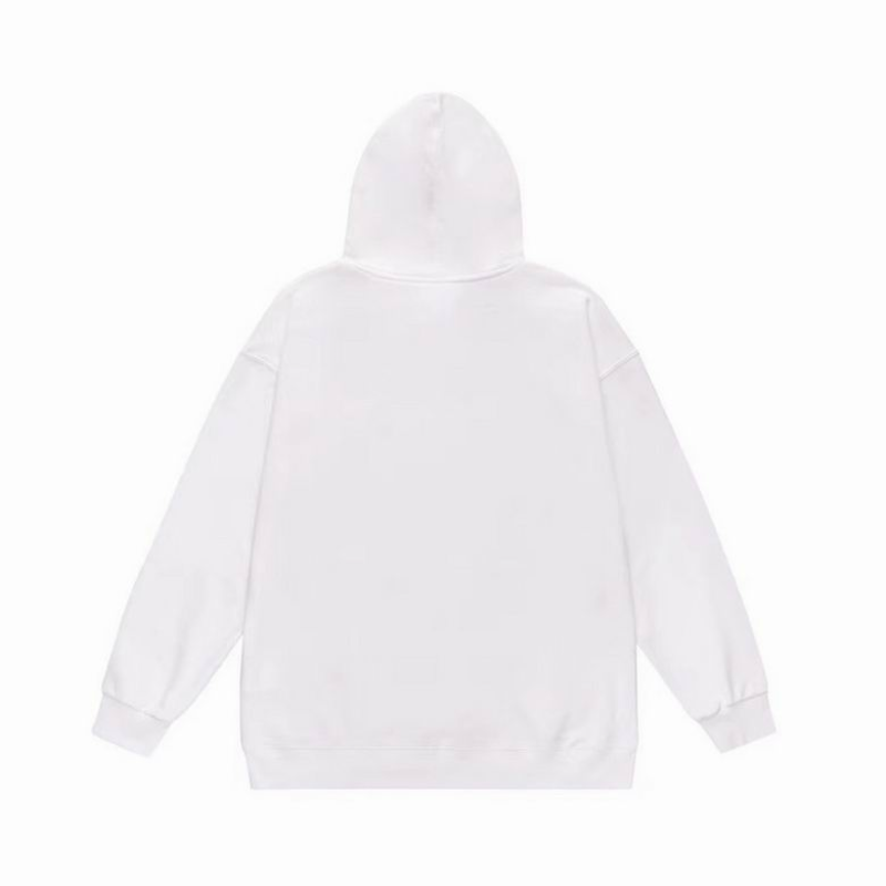 EM Sneakers BAPE College Overdye Pullover Hoodie White & Gray & Black