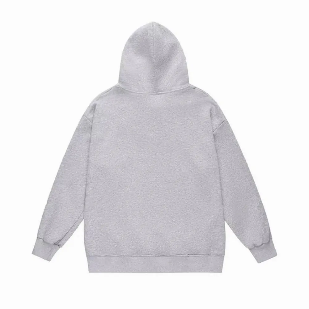 EM Sneakers BAPE College Overdye Pullover Hoodie White & Gray & Black