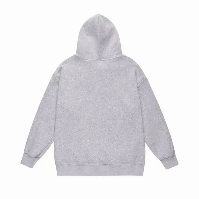 EM Sneakers BAPE College Overdye Pullover Hoodie White & Gray & Black