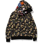 EM Sneakers BAPE Hoodie New York Madison Camouflage 3rd Anniversary Limited Edition Double Hooded Shark