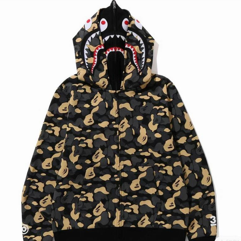 EM Sneakers BAPE Hoodie New York Madison Camouflage 3rd Anniversary Limited Edition Double Hoodie Shark