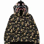 EM Sneakers BAPE Hoodie New York Madison Camouflage 3rd Anniversary Limited Edition Double Hooded Shark