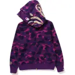 EM Sneakers BAPE Hoodie Color Camo Shark Full Zip  Yellow & Purple & Blue & Red