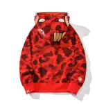 EM Sneakers BAPE Hoodie Color Camo Shark Full Zip  Yellow & Purple & Blue & Red