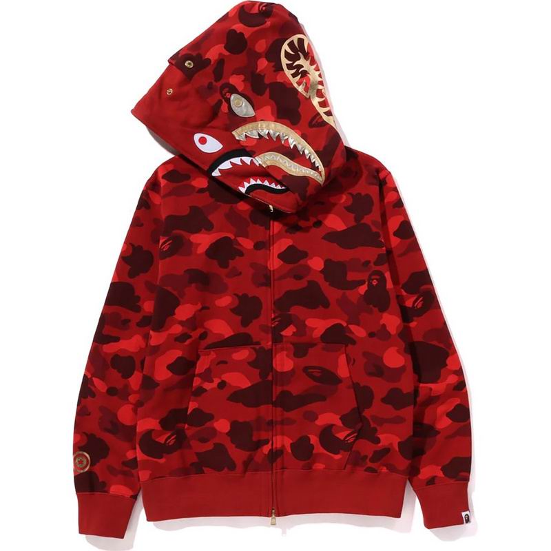 EM Sneakers BAPE Hoodie Color Camo Shark Full Zip  Yellow & Purple & Blue & Red