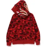 EM Sneakers BAPE Hoodie Color Camo Shark Full Zip  Yellow & Purple & Blue & Red