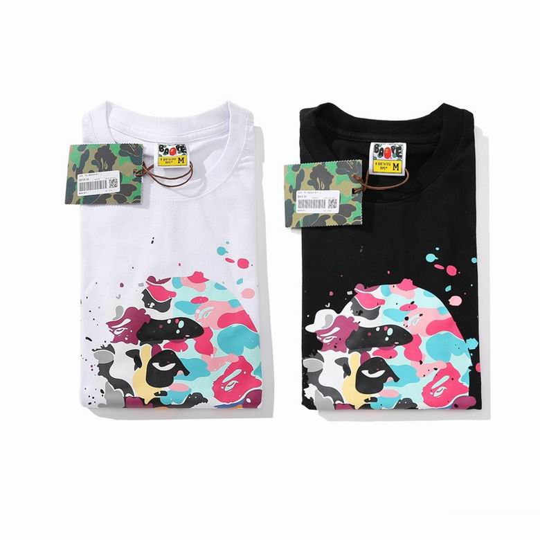 EM Sneakers Bape T-Shirt 1871 White & Black