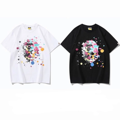 EM Sneakers Bape T-Shirt 1871 White & Black 01