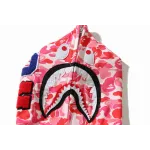 EM Sneakers BAPE ABC Camo Shark Full Zip Hoodie Blue & Pink & Green