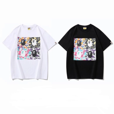 EM Sneakers Bape T-Shirt 1870 White & Black 01