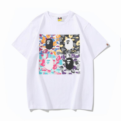 EM Sneakers Bape T-Shirt 1870 White & Black 02