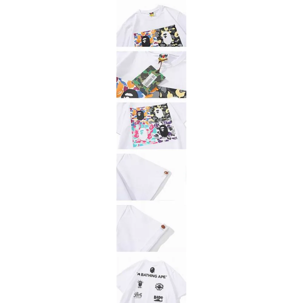 EM Sneakers Bape T-Shirt 1870 White & Black