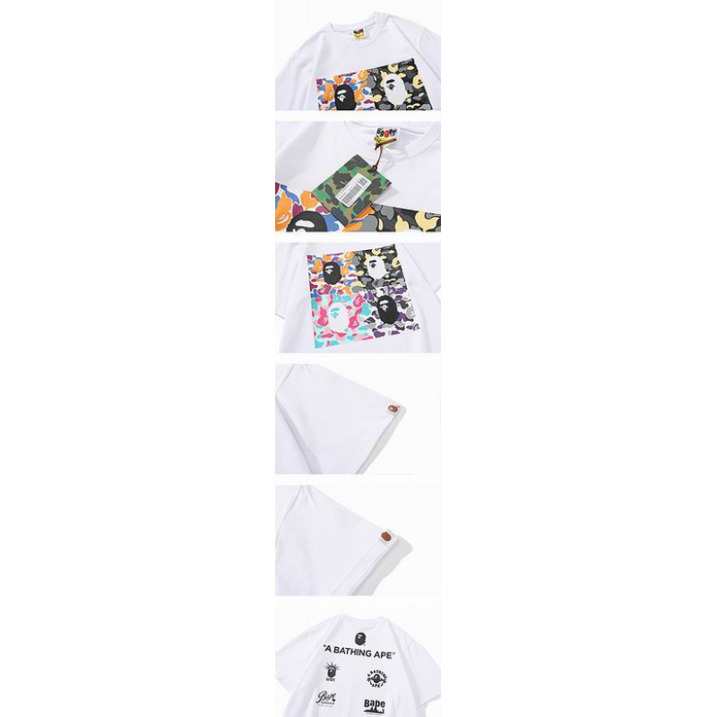 EM Sneakers Bape T-Shirt 1870 White & Black