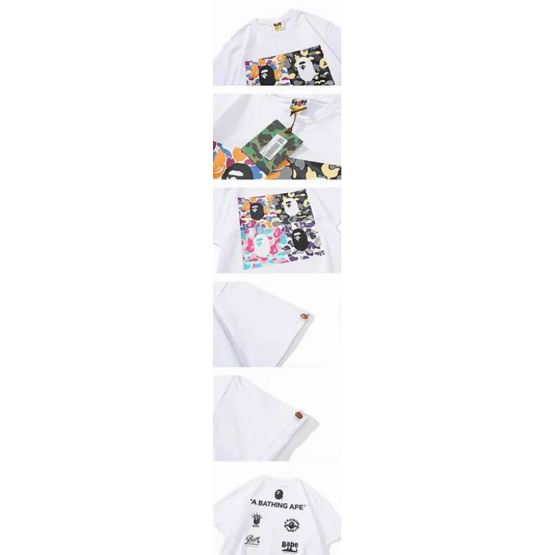 EM Sneakers Bape T-Shirt 1870 White & Black