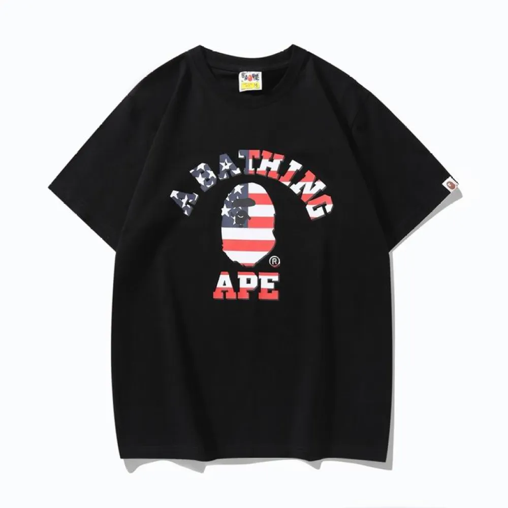 EM Sneakers Bape T-Shirt 1872 White & Black