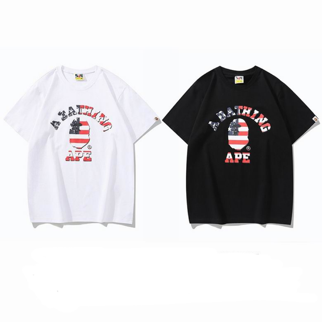 EM Sneakers Bape T-Shirt 1872 White & Black
