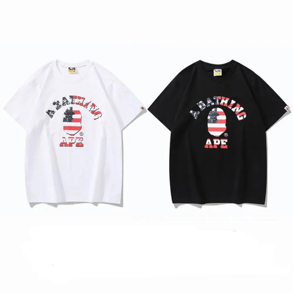 EM Sneakers Bape T-Shirt 1872 White & Black