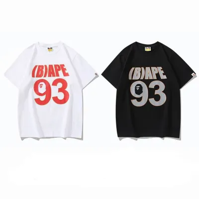 EMSneakers Bape T-Shirt 1873 White & Black 01