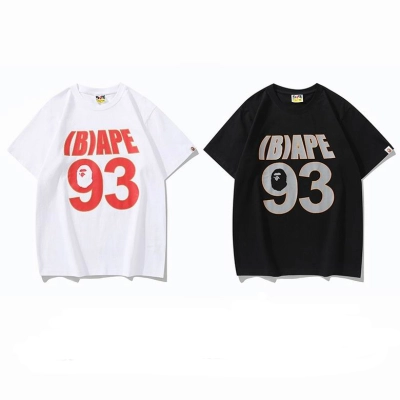 EM Sneakers Bape T-Shirt 1873 White & Black 01