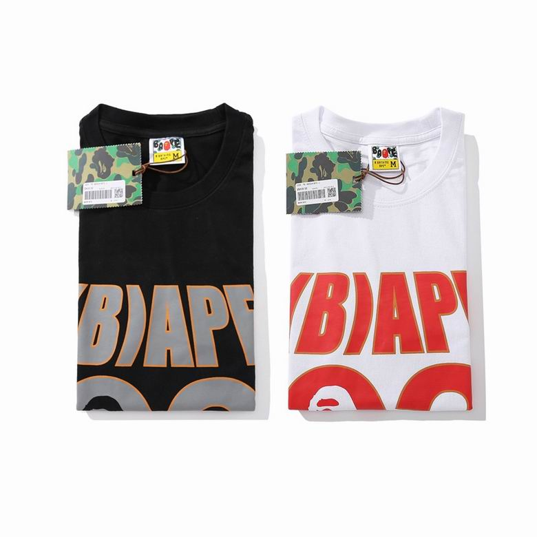 EM Sneakers Bape T-Shirt 1873 White & Black