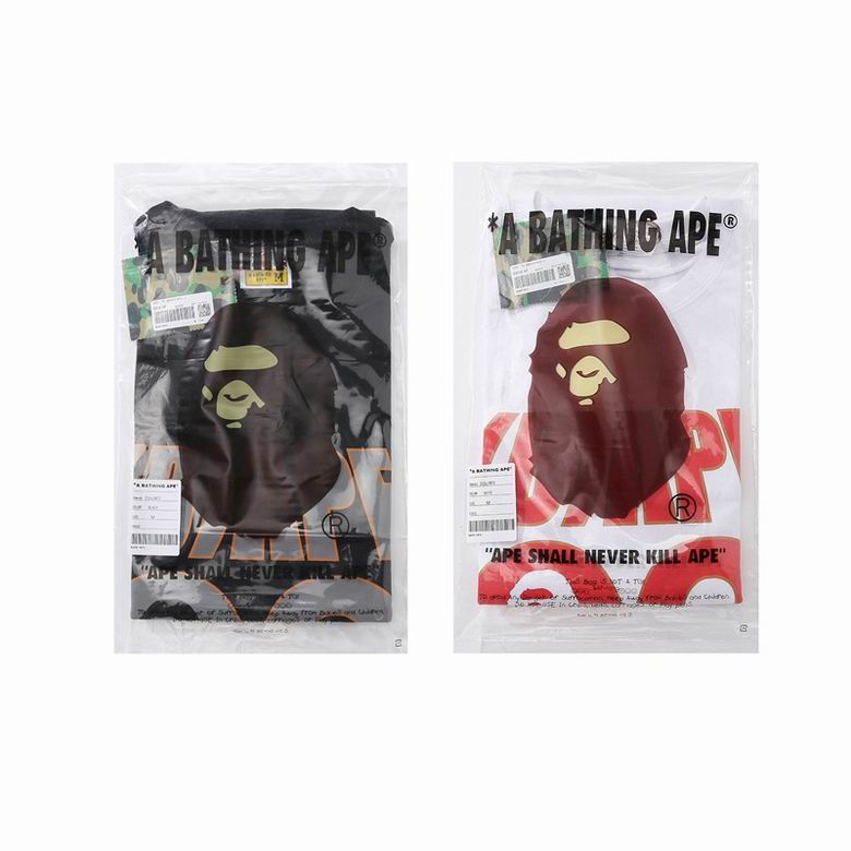 EM Sneakers Bape T-Shirt 1873 White & Black