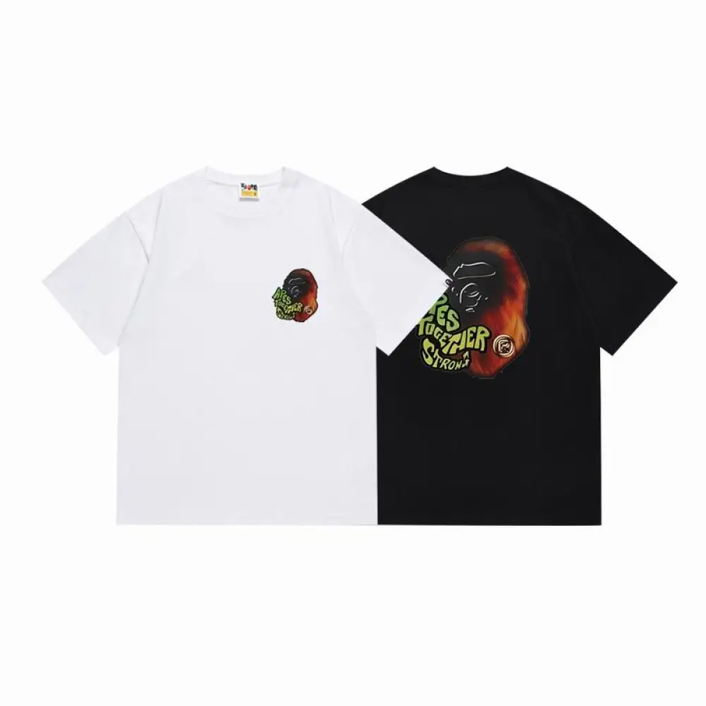 EM Sneakers Bape T-Shirt 130 White & Black