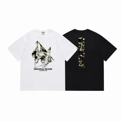 EM Sneakers Bape T-Shirt 131 White & Black 01