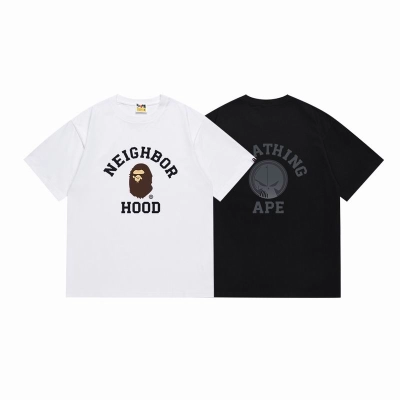 EM Sneakers Bape T-Shirt 140 White & Black 01
