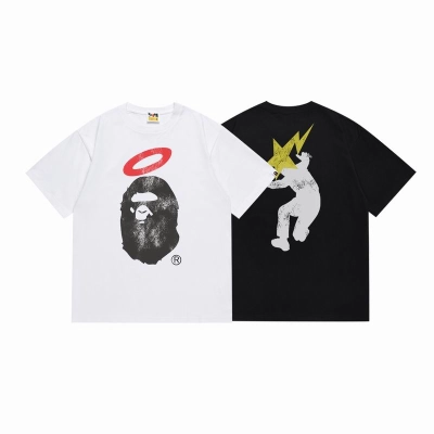 EM Sneakers Bape T-Shirt 142 White & Black 01