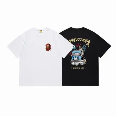 EM Sneakers Bape T-Shirt 144 White & Black 01