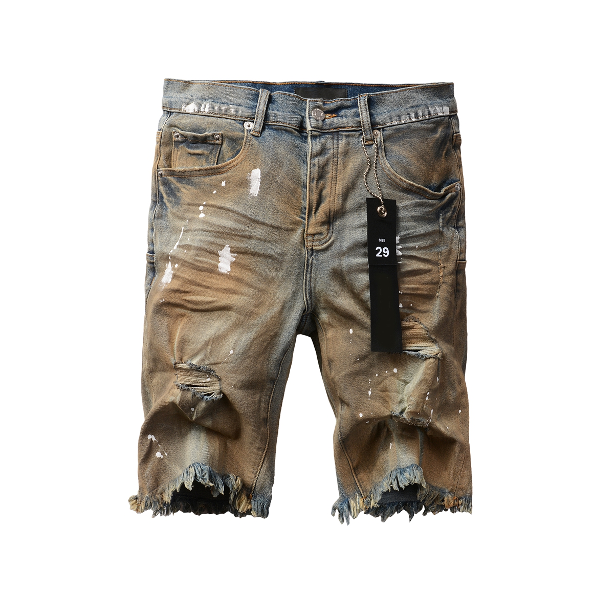 EM Sneakers Purple Brand Denim Shorts 5012