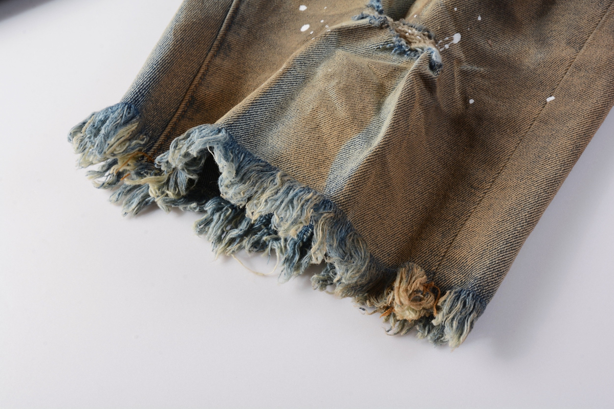 EM Sneakers Purple Brand Denim Shorts 5012