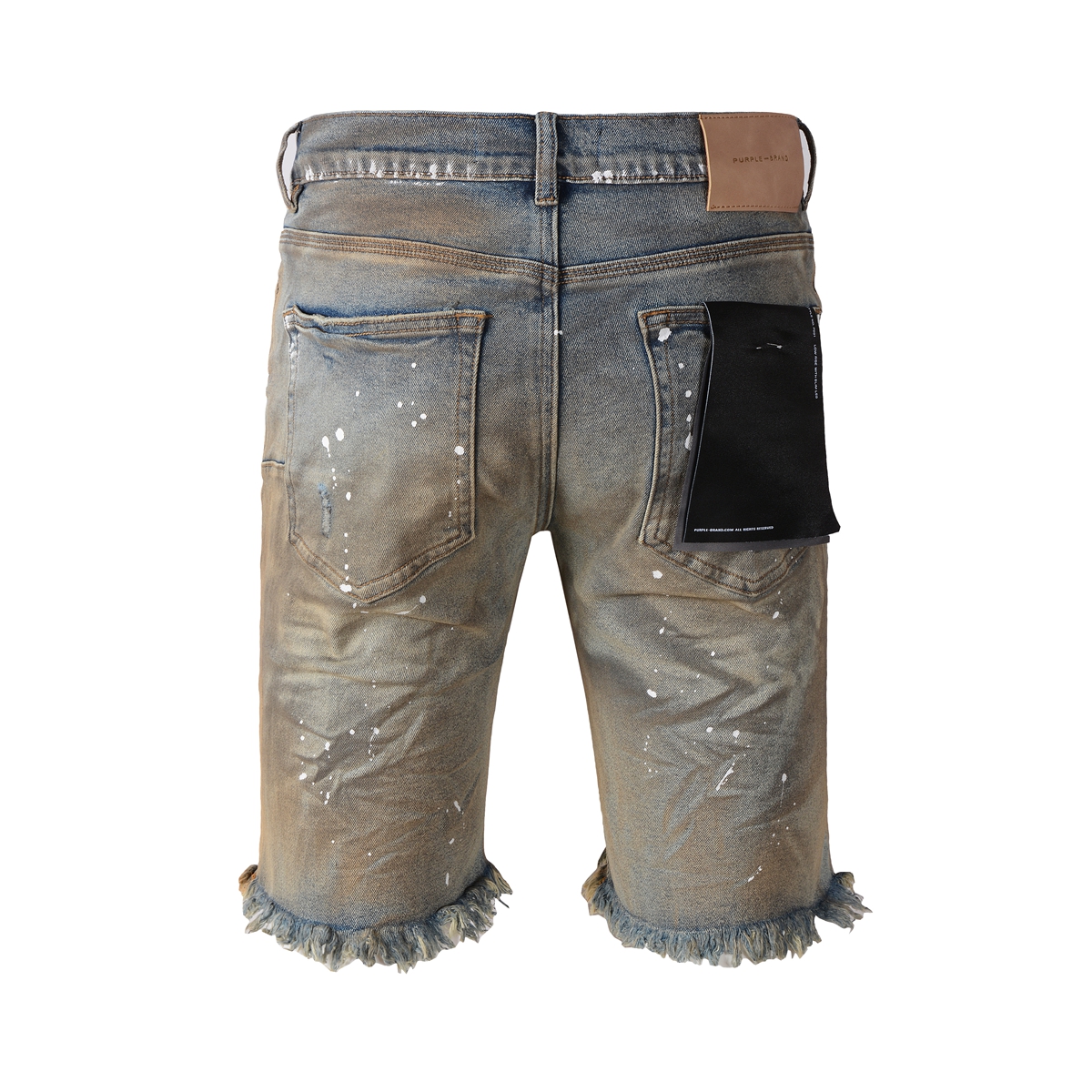 EM Sneakers Purple Brand Denim Shorts 5012