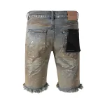 EM Sneakers Purple Brand Denim Shorts 5012