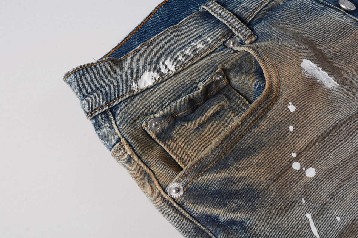 EM Sneakers Purple Brand Denim Shorts 5012