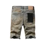 EM Sneakers Purple Brand Denim Shorts 5012