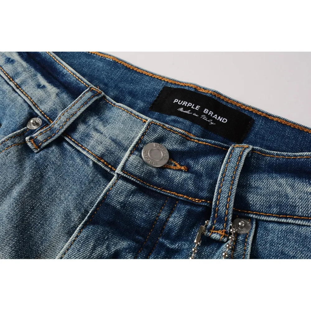 EM Sneakers Purple Brand Denim Shorts 5013