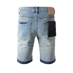 EM Sneakers Purple Brand Denim Shorts 5013