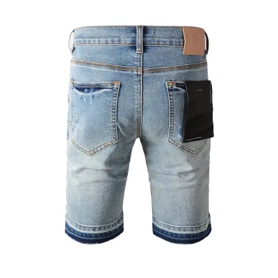 EM Sneakers Purple Brand Denim Shorts 5013 02