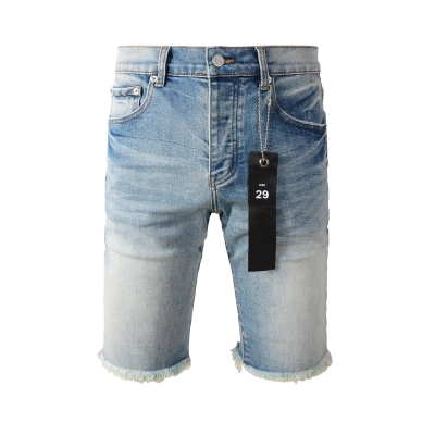 EM Sneakers Purple Brand Denim Shorts 5016 01