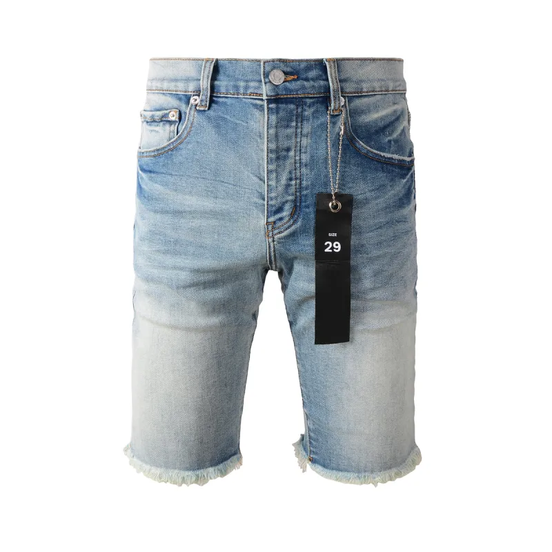 EM Sneakers Purple Brand Denim Shorts 5016