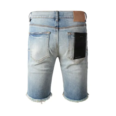 EM Sneakers Purple Brand Denim Shorts 5016 02