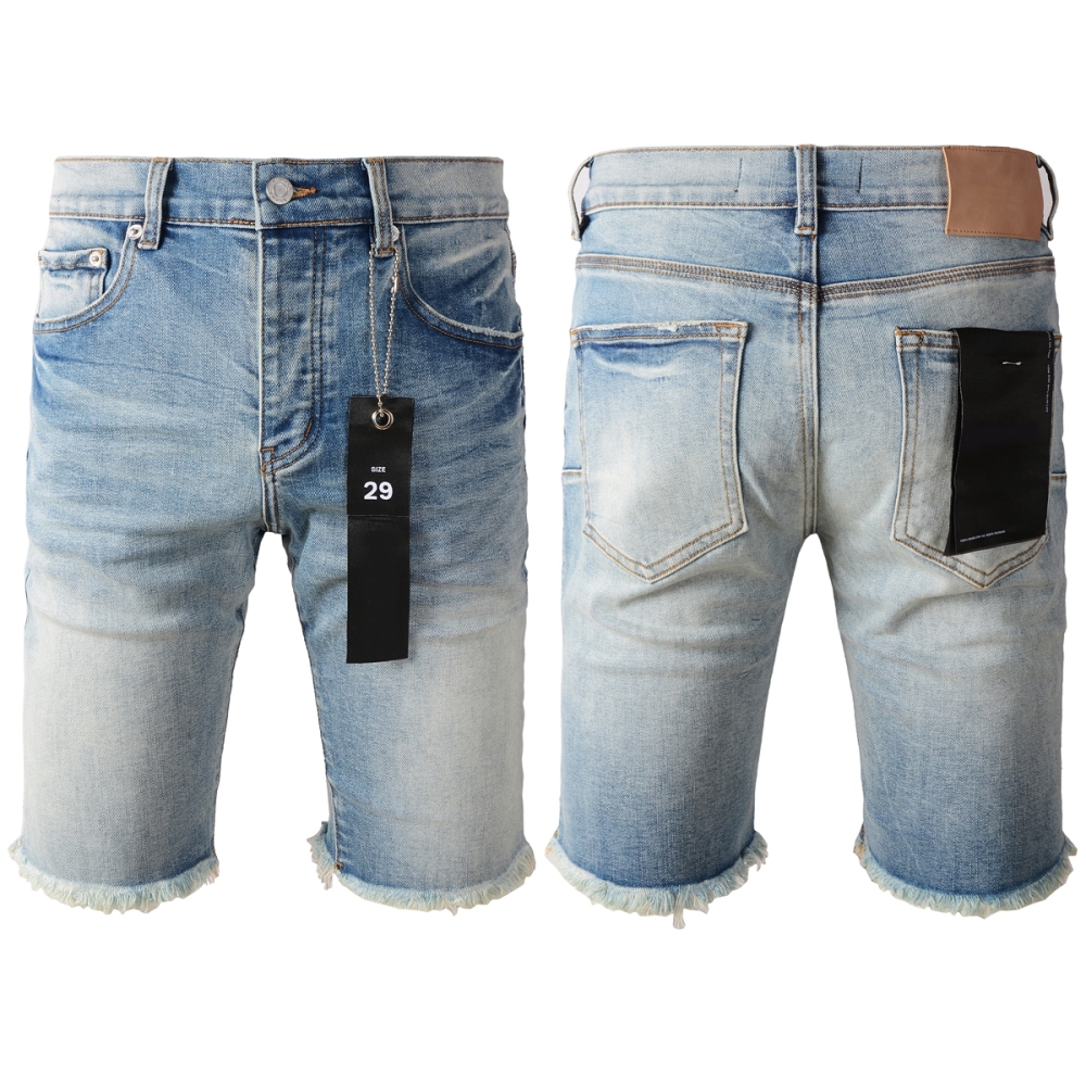 EM Sneakers Purple Brand Denim Shorts 5016